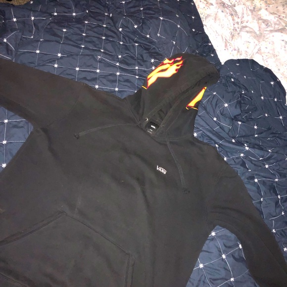 . Vans X Thrasher Magazine Hoodie (Black) - Picture 1 of 4